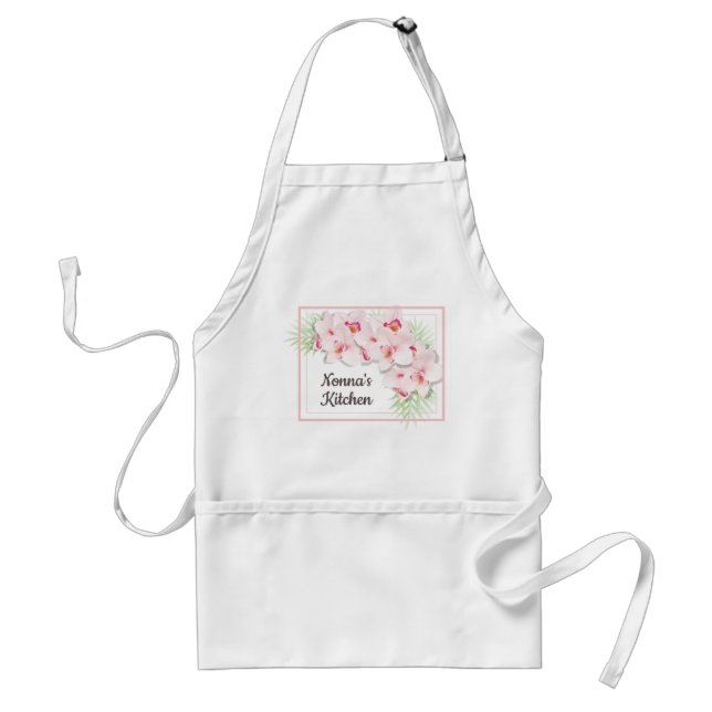 Delantal Cocina de Pink Floral Nonna (Frente)