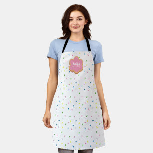 Delantal Cocina de Sprinkles de Galleta con Nombre Personal