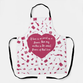 Delantal Cocina del amor de madre,