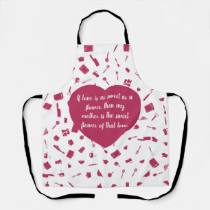 Delantal Cocina del amor de madre,