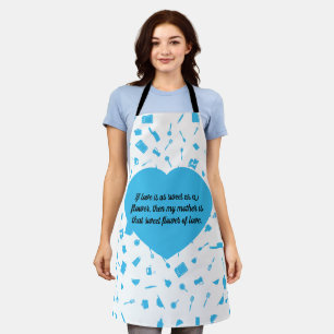 Delantal Cocina del amor de madre. Te quiero mamá