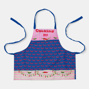 Delantal Cocina diversión pimientos calientes Apron