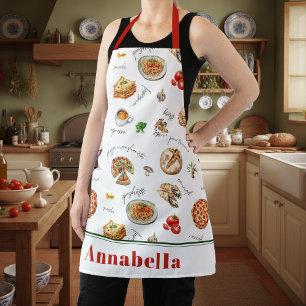 Delantal Cocina divertida para amantes de la comida italian