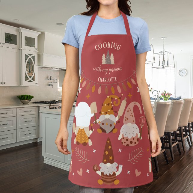 Delantal Cocina dulce con mi Personalizado de Gnomies (Subido por el creador)