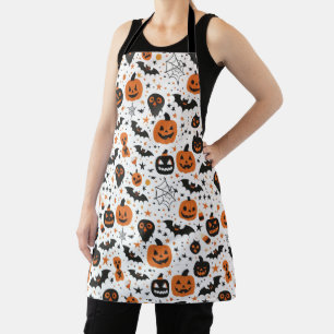 Delantal Cocina Espeluznante y Bonita de Halloween