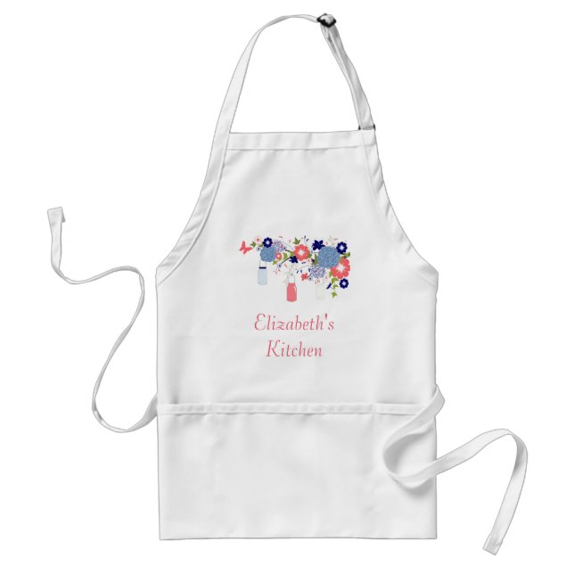 Delantal Cocina floral (Frente)