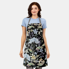 Delantal Cocina floral de bonito Blue Garden