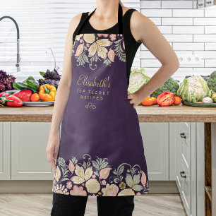 Delantal Cocina florida rústica y elegante