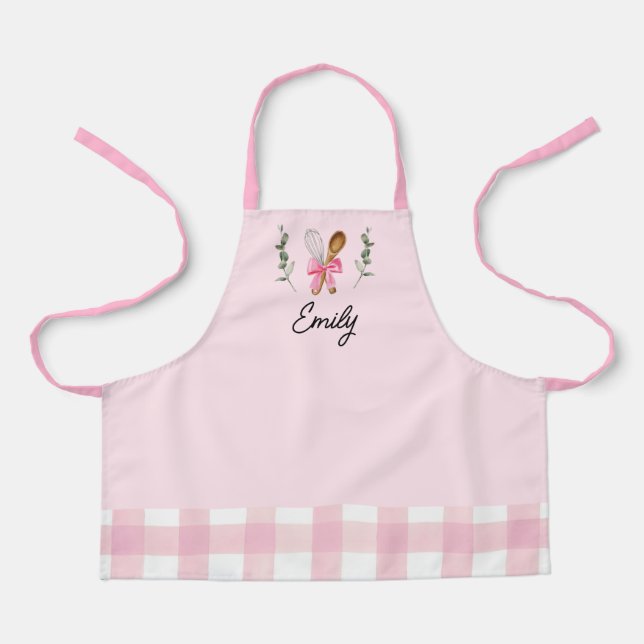Delantal Cocina infantil personalizada Pequeño Baker Apron  (Anverso)