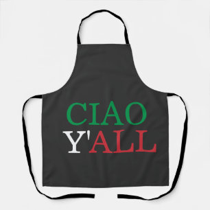 Delantal Cocina italiana "Ciao Y'all" HillBilly