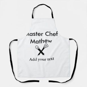 Delantal Cocina maestra cocinera panadería cocinero agregar