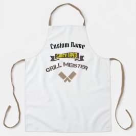 Delantal Cocina, parrilladas y cocina en el gimnasio