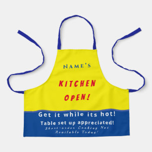 Delantal Cocina personalizada Abierta + 3Comentarios Apron