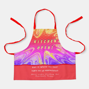 Delantal Cocina personalizada Abierta + 3Comentarios Gracio