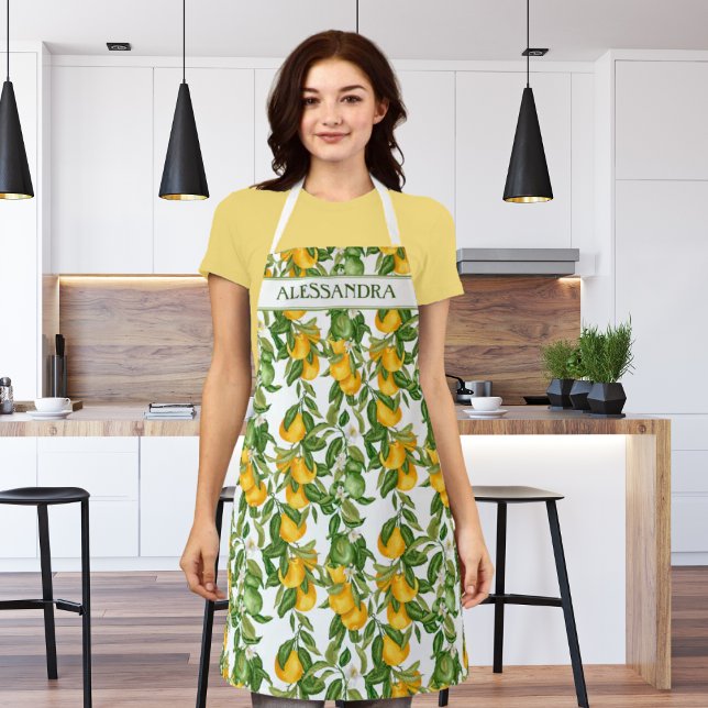 Delantal Cocina personalizada con el patrón Lemons (Subido por el creador)