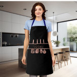 Delantal Cocina personalizada con utensilios de cocina de o<br><div class="desc">Este diseño se puede personalizar eligiendo la opción personalizar para añadir texto o realizar otros cambios. Si este producto tiene la opción de transferir el diseño a otro artículo, asegúrese de ajustar el diseño para que se ajuste si es necesario. Contáctame en colorflowcreations@gmail.com si deseas tener este diseño en otro...</div>