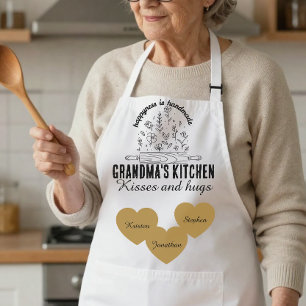 Delantal Cocina personalizada de la abuela con el nombre de