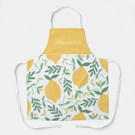 Delantal Cocina personalizada para adultos Lemones frescos
