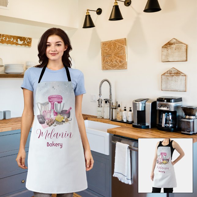 Delantal Cocina personalizada para mujeres y hombres (Perfect Baker Gift for Birthdays)