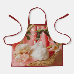Delantal Cocina Personalizado Bunny Basket Charm
