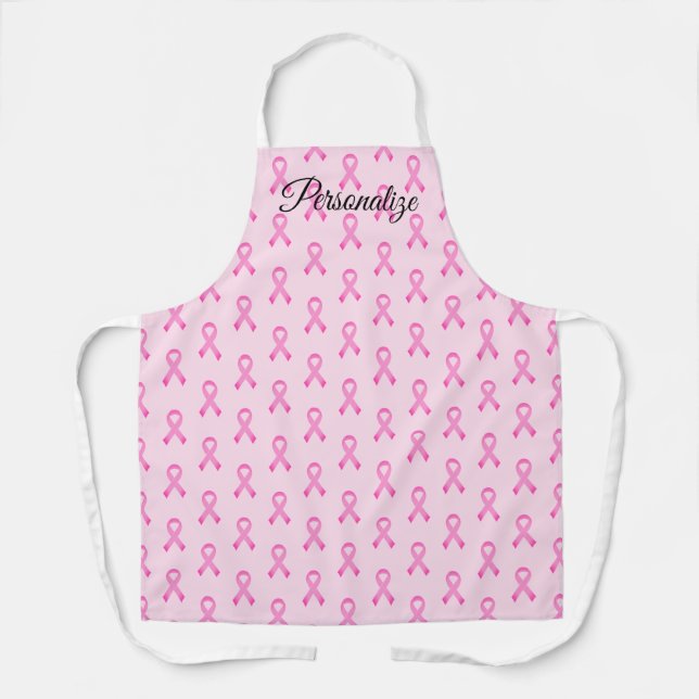 Delantal Cocina personalizado de concienciación sobre el cá (Anverso)