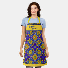 Cocina provenzal azul y amarillo - Bonjour Soleil