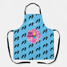 Delantal Cocina retro de la abuela de los años 70