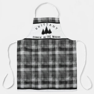 Delantal Cocina rusa personalizada de nombres en los bosque
