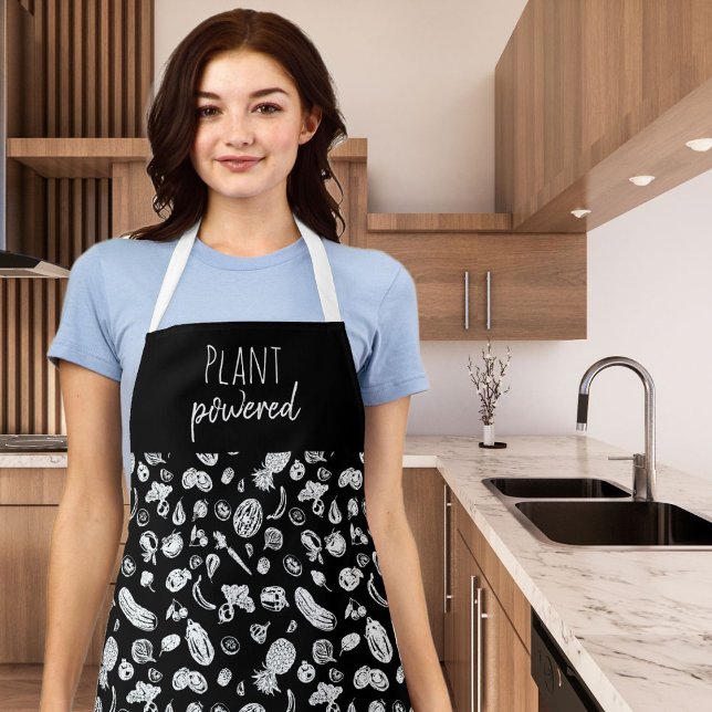 Delantal Cocina Vegana con Poder de las Plantas (Subido por el creador)