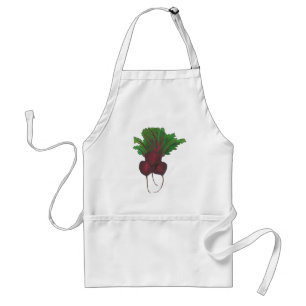 Delantal Cocina vegetal de remolacha roja