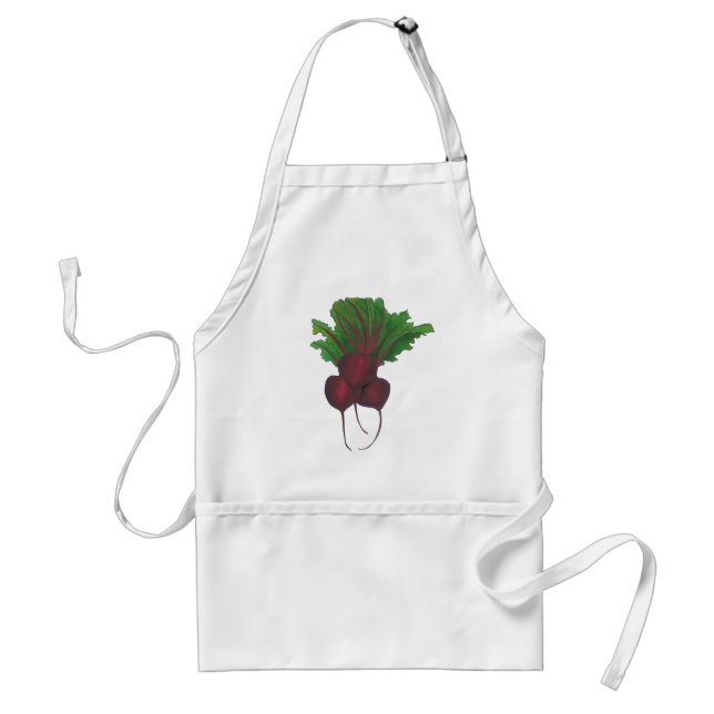 Delantal Cocina vegetal de remolacha roja (Frente)