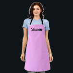 Delantal Cocina y lavanda de Bonito<br><div class="desc">Este elegante delantal de lavanda de bonito se vería muy bien en su cocina. Pero si no te gusta la lavanda,  no te preocupes. Puede realizar varios cambios en esta plataforma. ¡Personalizable. Por Sharon Lee Hudson.</div>