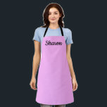 Delantal Cocina y lavanda de Bonito<br><div class="desc">Este elegante delantal de lavanda de bonito se vería muy bien en su cocina. Pero si no te gusta la lavanda,  no te preocupes. Puede realizar varios cambios en esta plataforma. ¡Personalizable. Por Sharon Lee Hudson.</div>