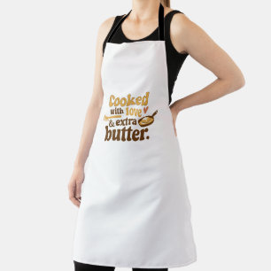 Delantal Cocinado con amor y mantequilla Apron