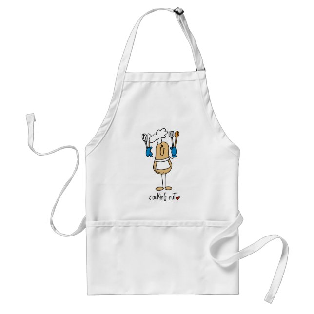 Delantal Cocinar las camisetas y los regalos de la nuez (Frente)