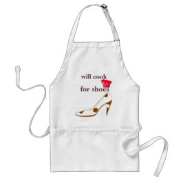 Delantal Cocinará para los tacones altos lindos