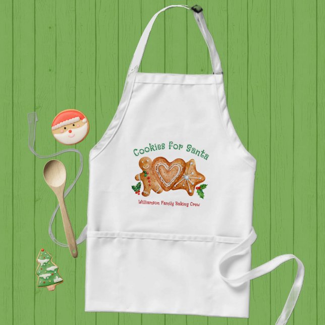 Delantal Cocinas de navidades para Santa Verde (Subido por el creador)