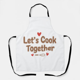 Delantal Cocinemos Juntos – Cita Romántica de Cocina Adorab