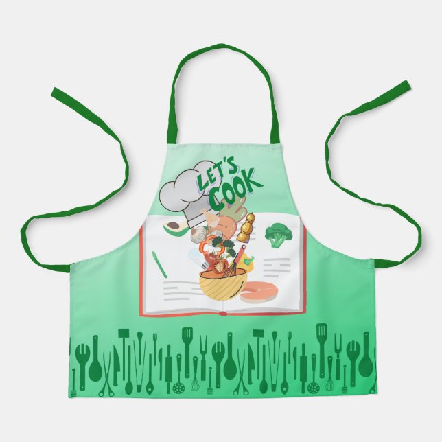 Delantal Cocinemos niños (Anverso)