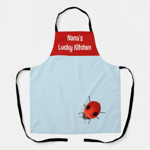 Delantal Cocinera afortunada de Nana la mariquita