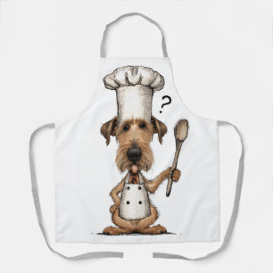 Delantal Cocinero adorable perro Terrier Irlandés