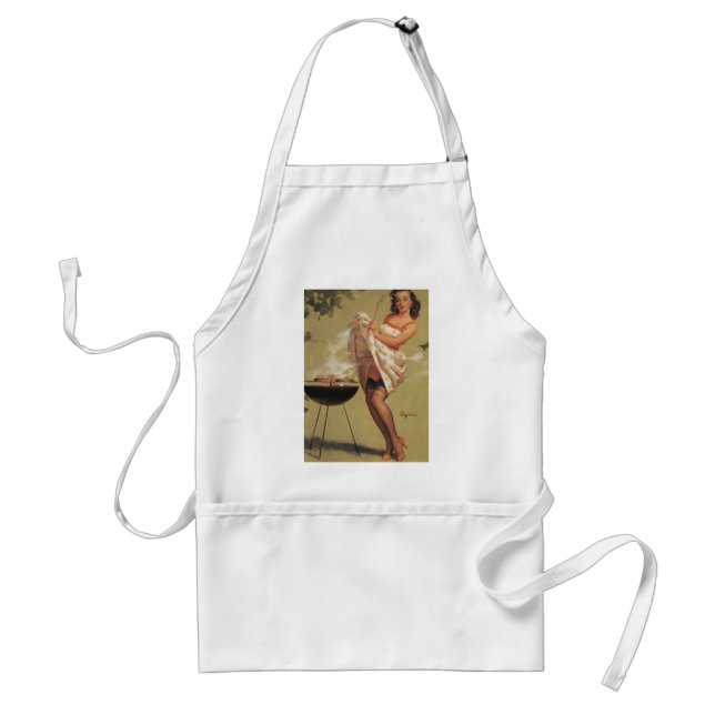 Delantal Cocinero con clase Pin-para arriba (Frente)
