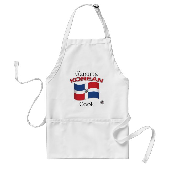 Delantal Cocinero coreano auténtico (Frente)
