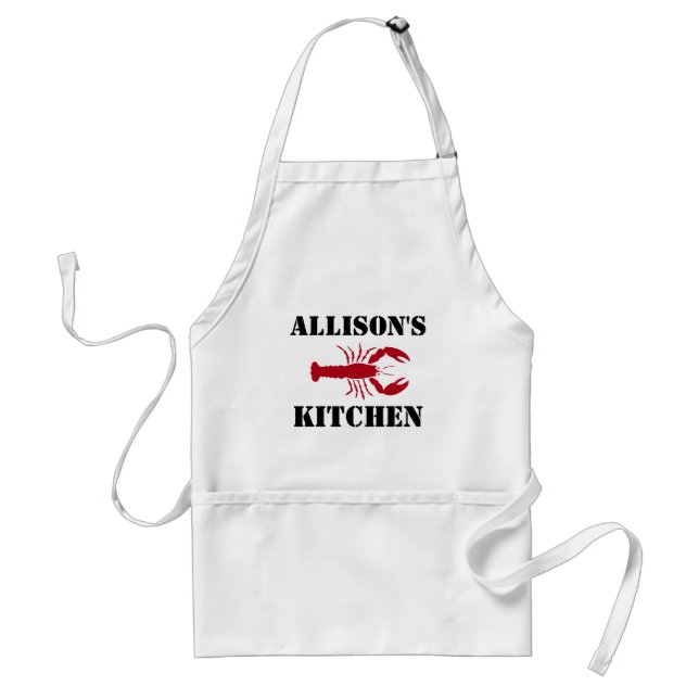 Delantal Cocinero de cocinar blanco personalizado de la (Frente)
