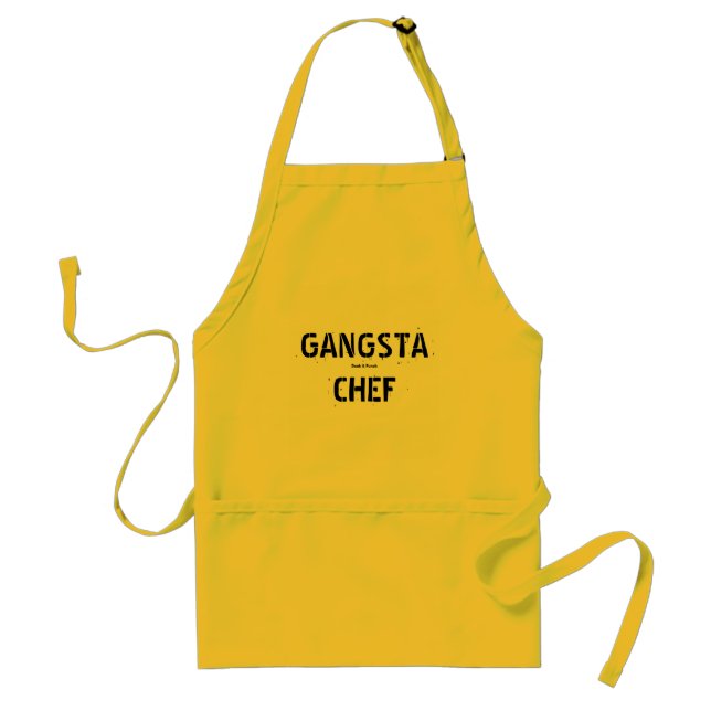 DELANTAL  COCINERO DE GANGSTA (Frente)