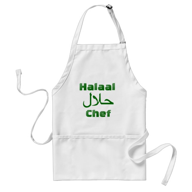 Delantal Cocinero de Halaal (Frente)