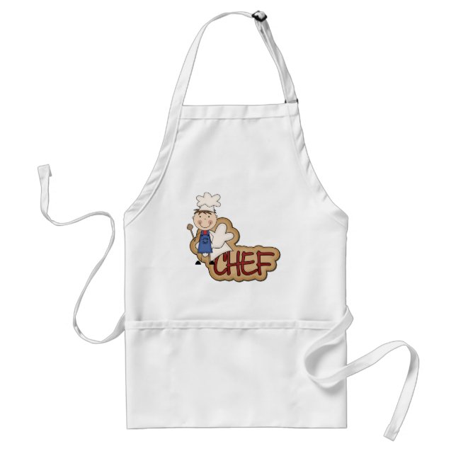 Delantal Cocinero del muchacho - camisetas y regalos (Frente)