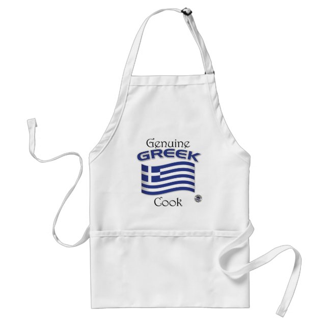Delantal Cocinero griego auténtico (Frente)