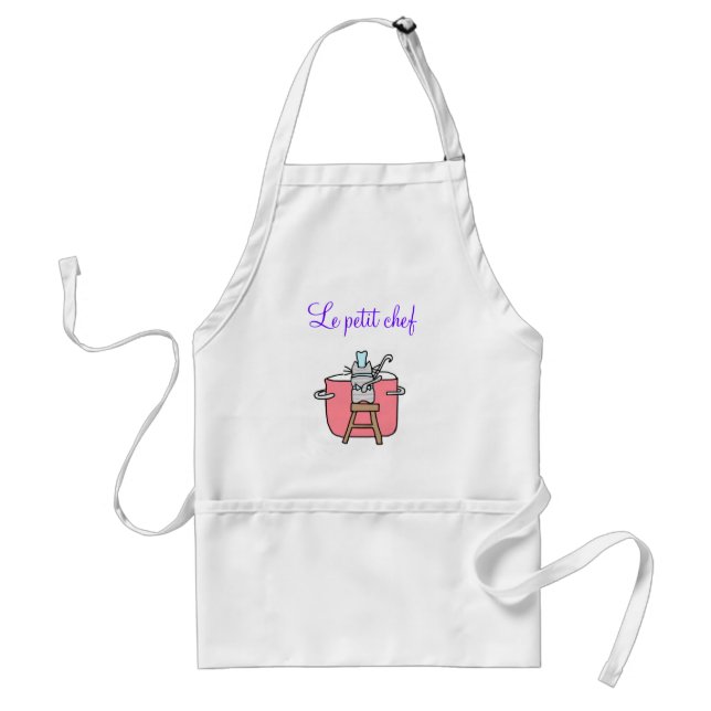 Delantal "cocinero pequeno del Le " (Frente)