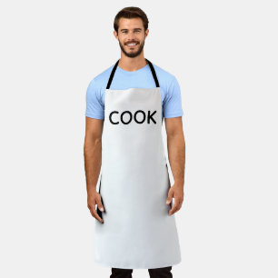 Delantal cocinero simple mínimo cocinero cocineros blancos